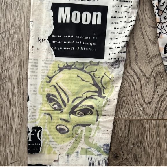 Niyama Sol NWT Close Encounters Athletic High-waisted Full Length Leggings White - Picture 8 of 10